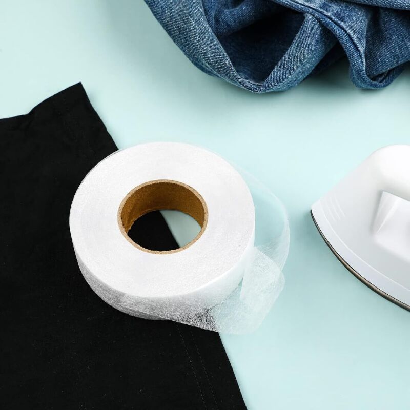 Ruban Thermocollant Pour Ourlets - 2 Cm X 70 M, Bande Adhésive à Repasser Pour Rideaux, Pantalons, Tissus