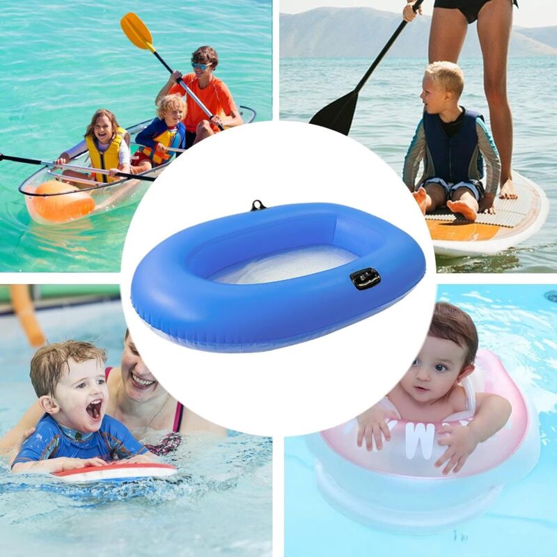 Bateau Gonflable Transparent 160x110 Cm Pour Adultes Et Enfants - Capacité 80kg, Idéal Lac, Plage, Pêche - 8