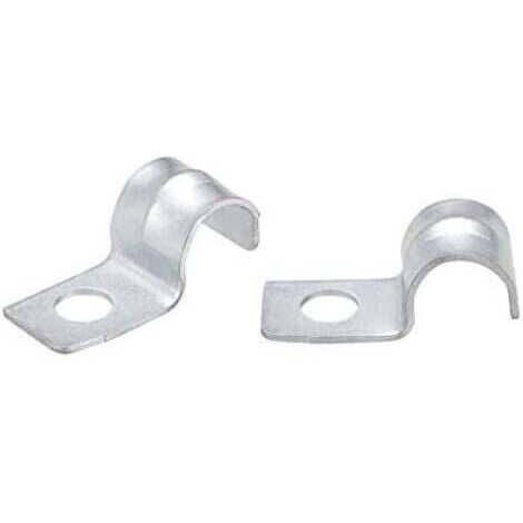 Collier de serrage pour tuyau en acier au carbone zingué 22,5x10x9,5 mm – Résistant à la corrosion – Fixation rapide pour pipelines