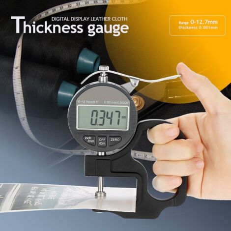 Épaisseur Numérique Electronic LCD épaisseurmètre Mesurer L