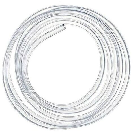 Tuyau en PVC 10 mètres – Tuyau silicone souple pour pression 4mm ID x 6mm OD – Résistant jusqu'à 70 °C – Conduit d'air et carburant