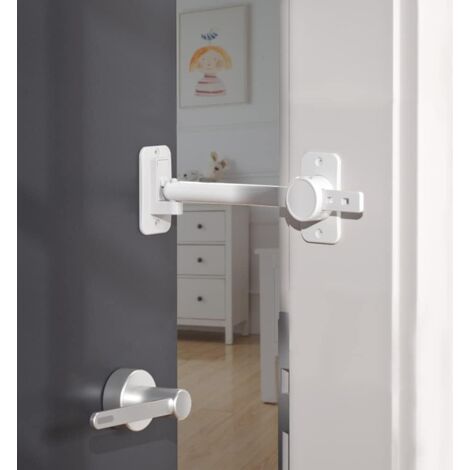 Serrure De Sécurité Pour Réfrigérateur - Protection Enfants, Adhésive Sans Perçage, Facile à Installer