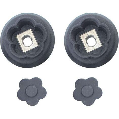 Set de 2 guides de couplage engrenage fleurs 5 branches – Compatible Monsieur Cuisine connect et smart – Installation rapide