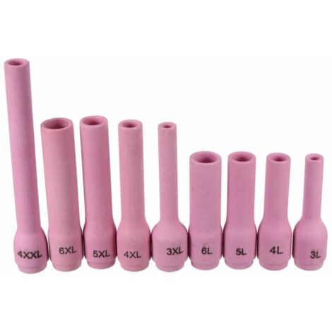 RIVERWELD TIG Jumbo Lentille à Gaz Corps De Serrage Buse D Alumine Tasses En Ceramique Kit De Tailles Assorties Pour Qq300 Pta D