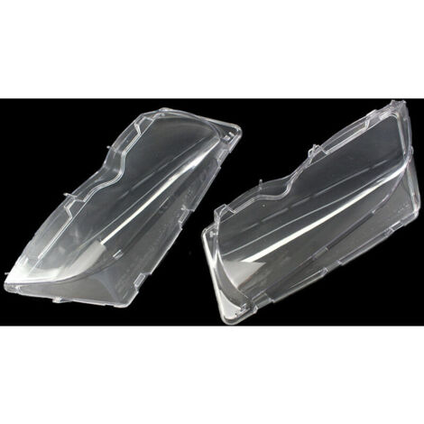 2 Coques Phares Avant BMW E46 Série 3 4 Portes - Transparent Polycarbonate Anti-UV - Left & Right