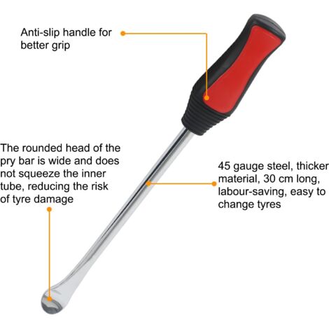 ENSEMBLE D'OUTILS DE levier de pneus de vélo en acier robuste pour