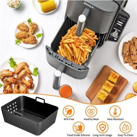 Moule En Silicone XL Pour Airfryer - 20cm, Compatible Philips Airfryer XL 62L 42L, YINGRACE