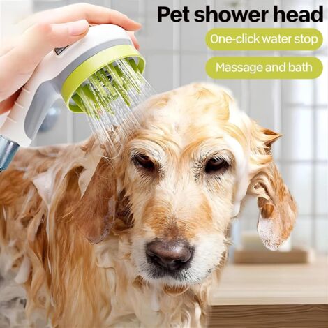 Laisse De Bain Pour Chien Avec Ventouse Forte Aspiration - Accessoire Toilettage Réglable - TILEZE