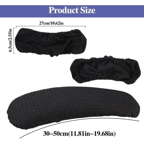 Housses D’accoudoirs Pour Chaise De Bureau – Protection Douce Et Anti-usure, Facile à Poser