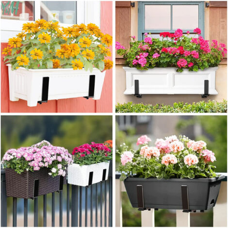 2 Crochets Muraux En Bois Pour Plantes Suspendues - Design Naturel - Pour Intérieur Et Extérieur (balcon, Terrasse)