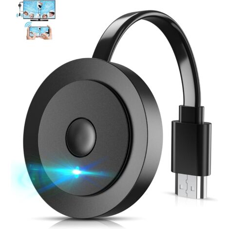 Dongle HDMI sans fil HD 1080P – Adaptateur WiFi pour Miracast, Airplay, DLNA – Projette écran sur TV et projecteur
