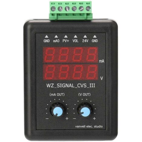 Générateur De Signal Tension/courant -10V à +10V, 0-22mA Avec Batterie Rechargeable | Pour Débogage PLC, Servomoteurs, Variateur