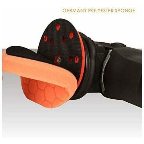 Kit De 7 Éponges De Polissage 150 Mm - Pour Polisseuse, Différentes Duretés, Velcro