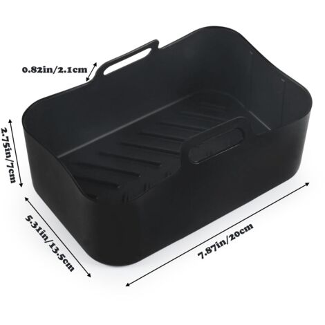 3 Moules En Silicone Pour Air Fryer – Ronds, Réutilisables, Compatibles COSORI, Ninja, Four, Micro-ondes