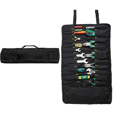 Organiseur de Poche pour Outils – Organiseur de clés et Douilles à Outils – Pochettes enroulables pour électricien, Chauffage, climatisation, Plombier, Charpentier ou mécanicien (1/5)