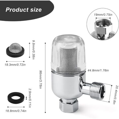 Filtre De Douche 3 Couches – Purifie L’Eau Et Parfume – Élimine Chlore Et Impuretés – Facile à Installer (Rose) - 12