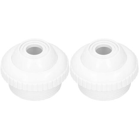 2 Buses de Retour de Piscine, Buses de Sortie avec Ouverture de 1,5" Accessoires de Piscine Buses Filetées Mâles pour Piscines