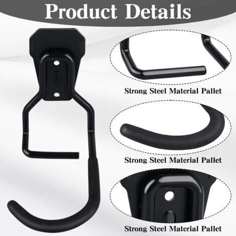 Support Vélo Mural Crochet Mural À Vélo Road Vélo Steel Steel Pédale