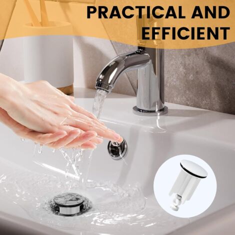 Bouchon Lavabo Universel Réglable 40 Mm – Stop Évier Anti-Colmatage, Hauteur Ajustable 66-83 Mm, Pour Salle De Bain, Cuisine Et Bidet (Coloré)