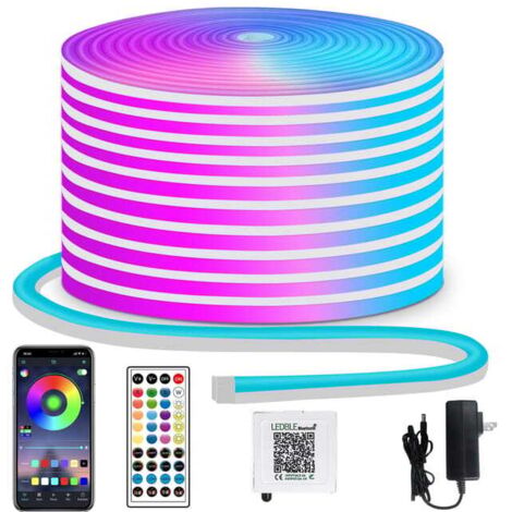 Guirlande Lumineuse LED F3 – 5 à 100 M, 8 Couleurs, Pour Intérieur Et Extérieur (IP67)