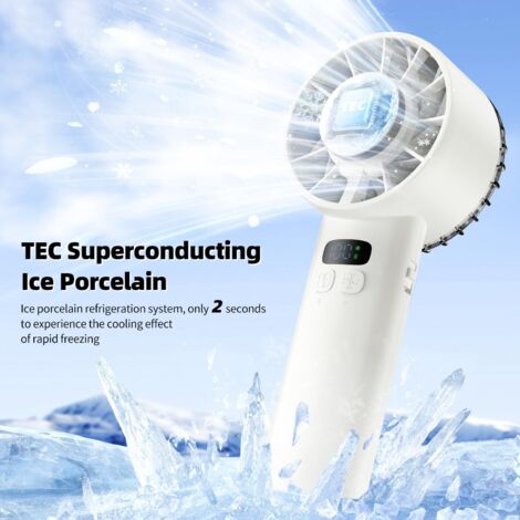 Ventilateur turbo portable avec refroidissement par glace, ventilateur turbo portatif, ventilateur turbo à main le plus froid - Bricolage