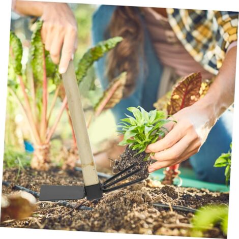 Outil de Désherbage 2 pièces en Acier Inoxydable, Désherbeur Manuel pour Jardin, Élimination des Mauvaises Herbes | Leroy Merlin