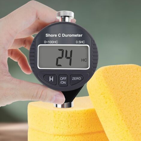Thermomètre numérique instrument de mesure de dureté écran LCD test caoutchouc pneu