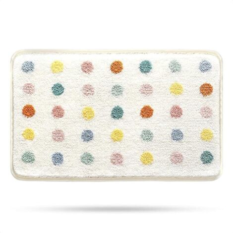 Tapis de Salle de Bain Mignon, Tapis de Douche Antidérapant Doux en Microfibre, Tapis de Bain Adorable pour Enfants, Tapis Épais et Absorbant，40x60cm (1/5)