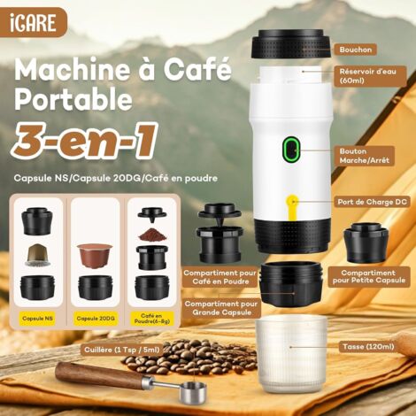 Machine à café portable USB - MIOLOE - 90ML - Compatible Nespresso