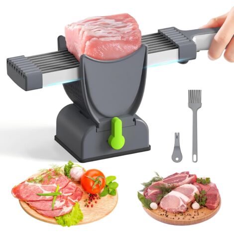 Trancheuse de Viande Pliant, Coupe Réglable Jusqu'à