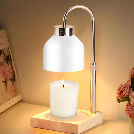 Bougie parfumée 2% pot en céramique blanc TERRA senteur bois gingembre