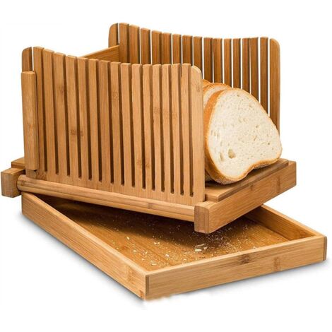 Trancheuse à Pain Paris Prix – Bois Et Inox – 37 Cm – 2 En 1 – Neuve
