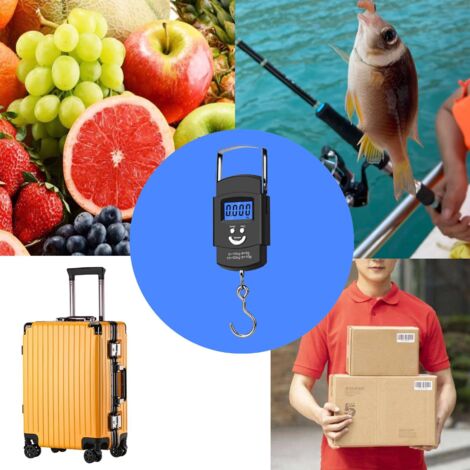 Pèse-Bagage Électronique Portable – 50kg / 110lb – Écran LCD – Balance De Voyage