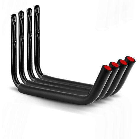 Lot 4 Crochets Muraux Kayak 50 Cm – Supports Garage 68 Kg, Planche SUP, Surf, Canoë – Fixation Solide