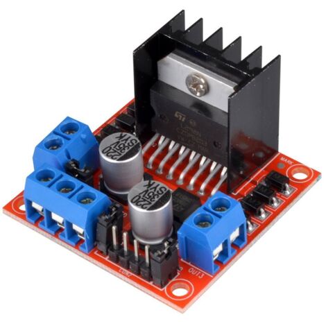 Module Board Mini Stepper Motor Drive Controller L298N H Double Pont DC Stepper pour Robot Arduino Smart Car (1/5)