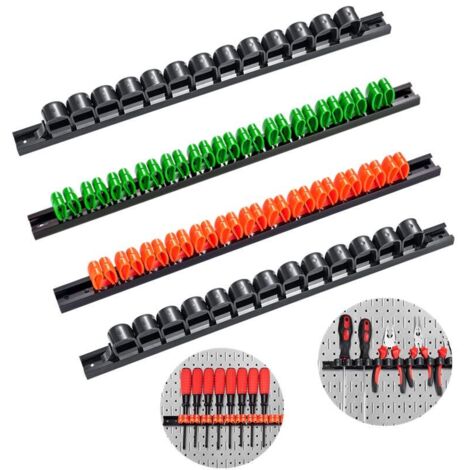 Porte Tournevis Mural Support Cartouche Silicone Utilitaire 3-H ,,35cm Barres Pour Porte Outils Mural Pour Maison Garage Atelier Support Tournevis Rangement Tournevis - 6