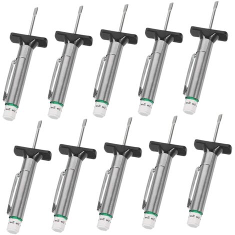 1 jeu de jauges de bande de roulement de pneu, outils de mesure pratiques pour divers véhicules, 10 pièces (1/5)
