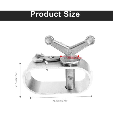 Lntyq 4 Pièces Tendeur Fil A Linge Exterieur, Crochet Tendeur Facile Utiliser, Corde Non Incluse Pour Couvertures Piscine Auvents Baches Piscine 87231289