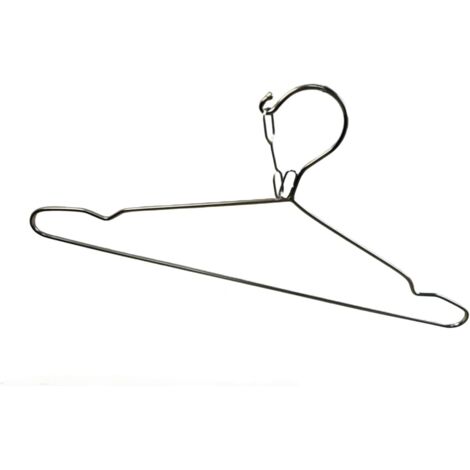 Lot De 10 Cintres Robustes En Plastique Blanc - 11,3 Kg, Antidérapants, Crochet Pivotant 360° - Idéal Pour Vêtements Lourds