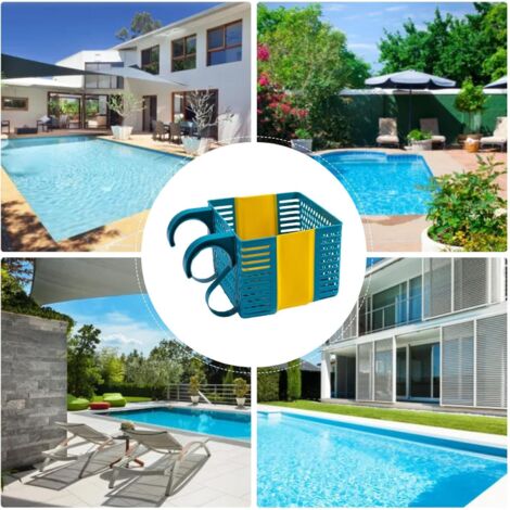 Supatmul Panier de Rangement au Bord de Piscine, Panier de Rangement Supatmul Panier de Rangement au Bord de Piscine, Panier de Rangement