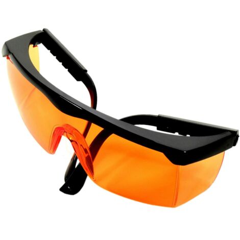 Lunettes de protection UV à Verres orange pour le séchage UV du revêtement/Encres, Peinture/Curers en résine, Lithographique, Travailleurs de l'imprimante (1/5)