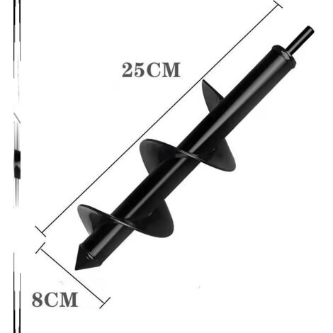 Jardin Foreuse, Tariere Thermique, Creuser des Trous Cultiver en Profondeur, Outil de Plantation Pratique pour Fleur Planter des Arbres (8X30cm) | Leroy Merlin
