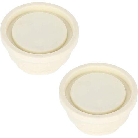 Lot de 2 échelles de piscine avec tampon en caoutchouc 39 mm – Résistance à l'abrasion – Compatible escaliers mécaniques – Installation rapide