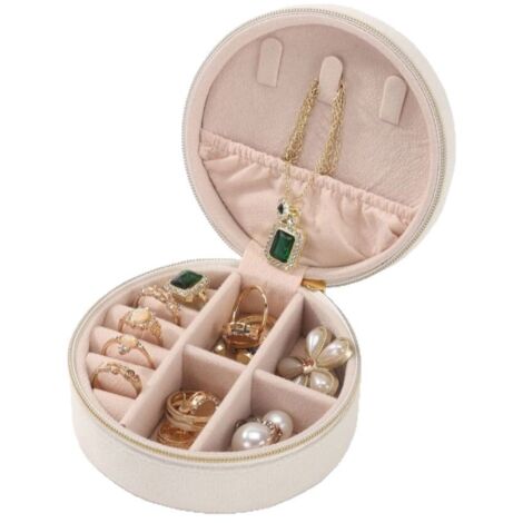 Boite à Bijoux de Voyage Cuir | Avenue du Trésor