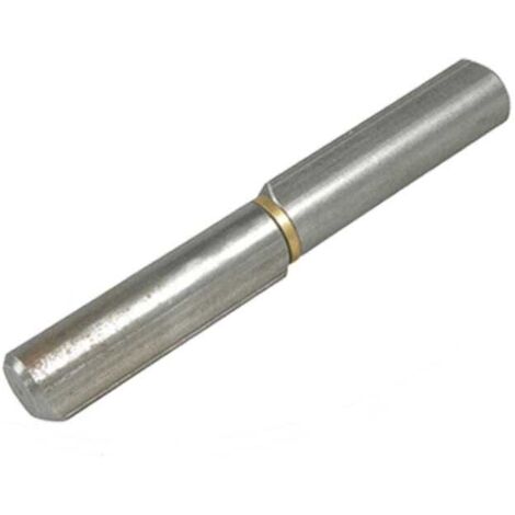 Charnière 60 mm Profil de chute en acier goupille fixe soudable (1/2)