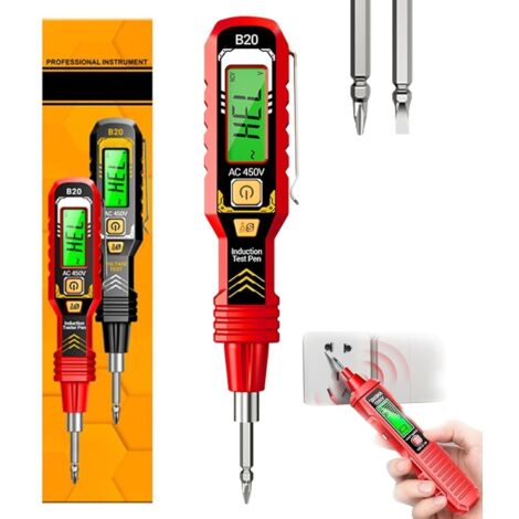 Klein Tools Testeur De Tension AC/DC, Testeur De Tension Sans Contact