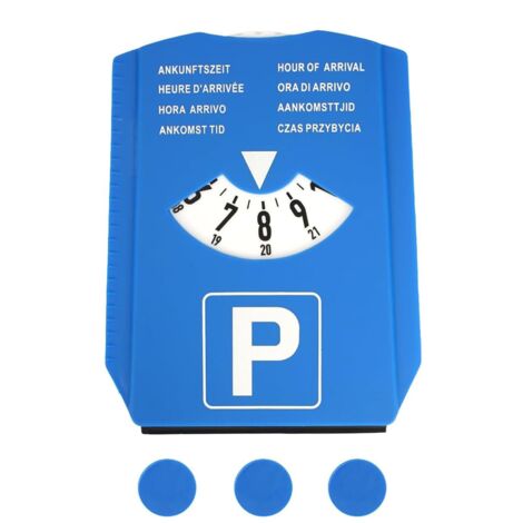 Disque Stationnement, avec Gratte Givre Pare Brise Voiture, Jauge de Profondeur de Pneu Auto, Jeton de Caddie, Résistant à Une Utilisation Quotidienne, Plastique (1/5)