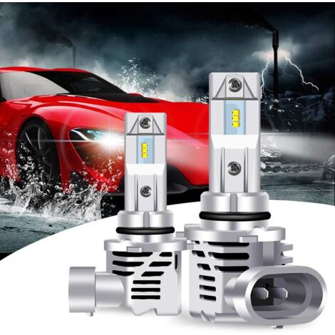 Kit Ampoules LED IRONWALLS 9006 HB4 - 2400W 3600LM - 6000K Blanc - 2 Pièces - IP68
