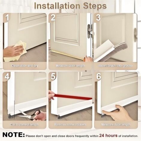 100CM Joint De Porte Auto-adhésif Soutien Bande De Porte En