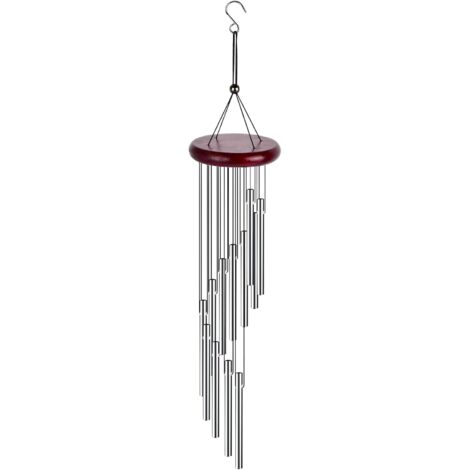 Carillons Éoliens, Carillon à Vent de Jardin, Carillon a Vent Exterieur, 12 Tube Couleur Aluminium Carillon à Vent, Bells Carillon éolien Cloches, pour Jardin Patio Décor Maison Intérieur Cadeau (1/5)